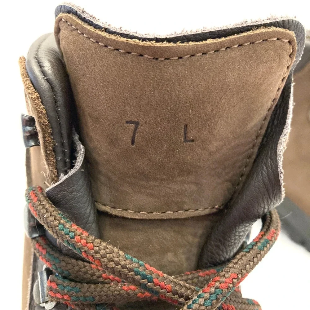 Alico EMS Hiking Boots‎ Nubuck Leather Made in ITALY Vibram Sole Women's 7
